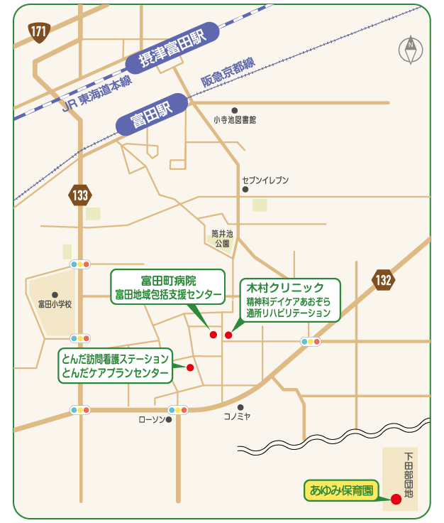 あゆみ保育園(職員用 院内保育所)の地図